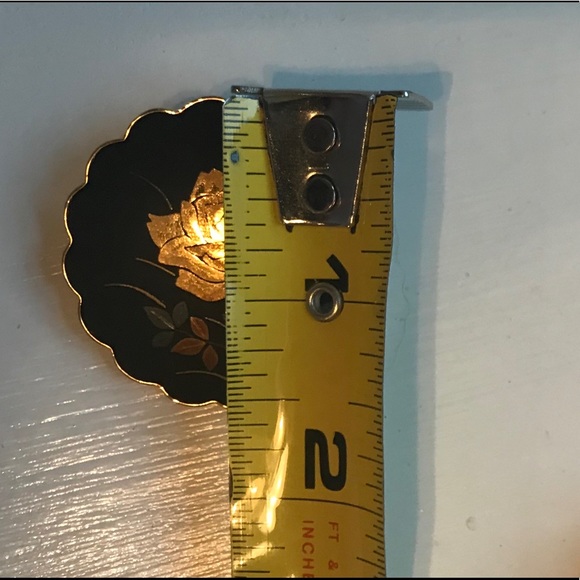 Vintage Damascene necklace/pendant new in box - Picture 6 of 8